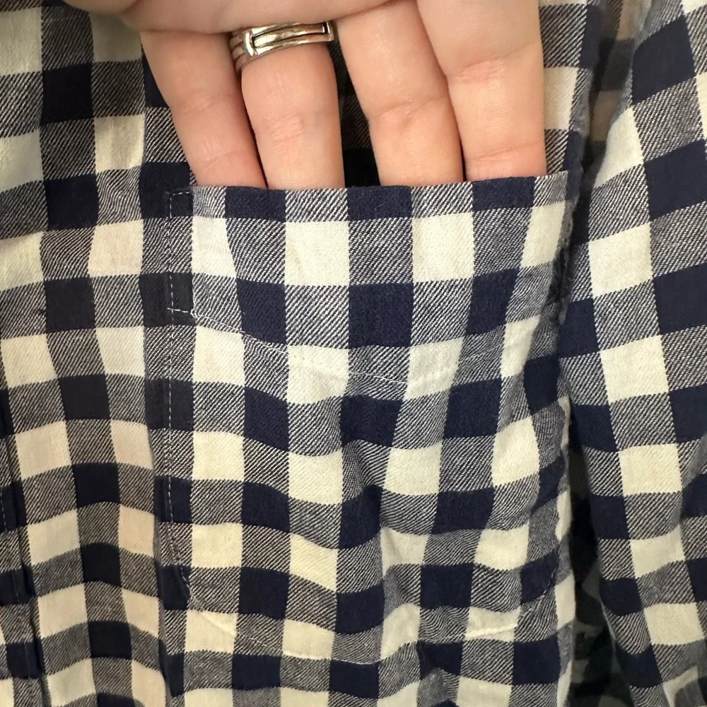J. Crew | Blue/White Plaid Button Down